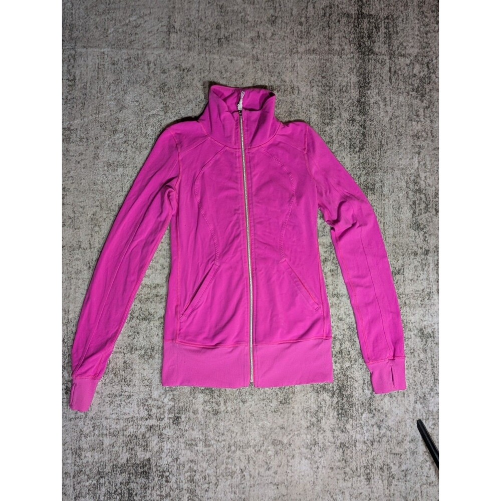 Lululemon Women's Athletica Pink Zip Up Jacket, Size 4